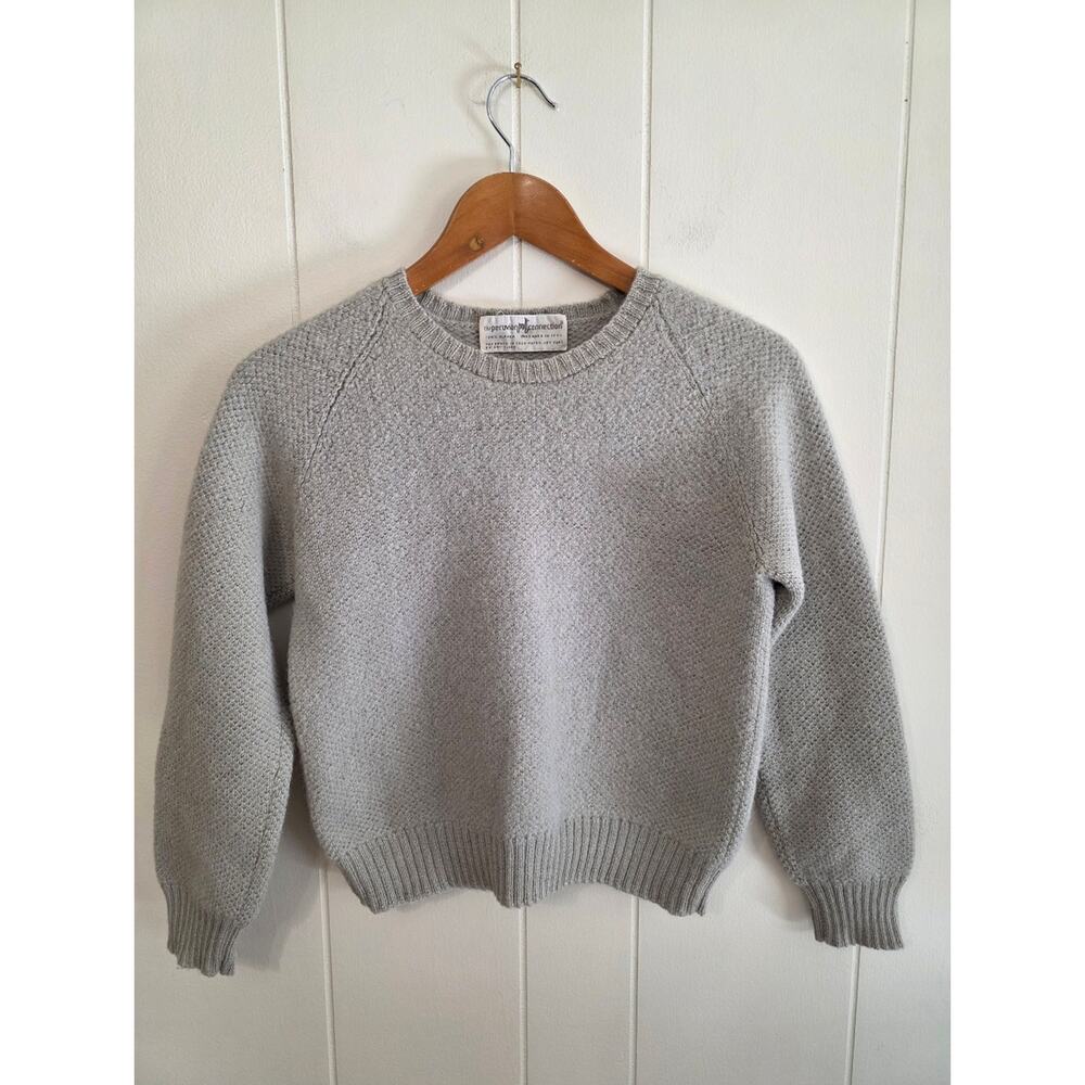 Vintage The Peruvian Connection 100% Alpaca Sweater Sage Gray Sweater Womens S